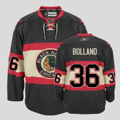 Jerseys Factory Cheap Blackhawks #36 Dave Bolland Embroidered Bl