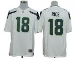 Jerseys Factory Cheap Nike Seahawks #18 Sidney Rice White Men's
