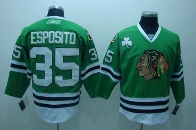 Jerseys Factory Cheap Blackhawks #35 Tony Esposito Embroidered G