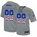 Jerseys Factory Cheap Nike Chargers #99 Joey Bosa Lights Out Gre