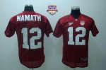 Jerseys Factory Cheap Crimson Tide #12 Joe Namath Red 2013 BCS N
