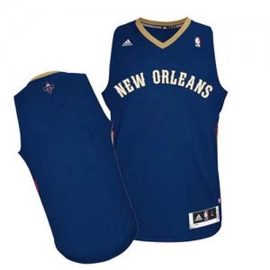 Jerseys Factory Cheap Revolution 30 Pelicans Blank Navy Stitched