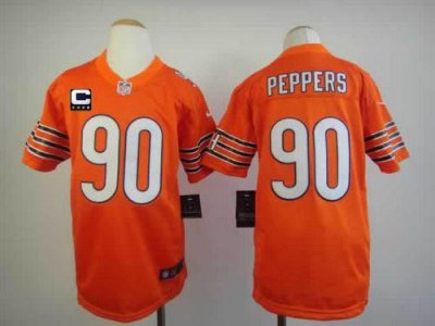 Jerseys Factory Cheap Nike Bears #90 Julius Peppers Orange Alter