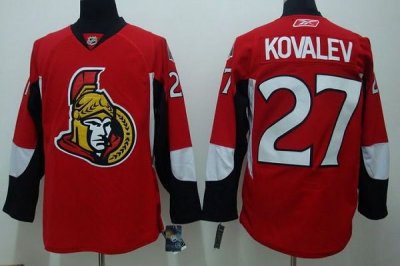 Jerseys Factory Cheap Senators #27 Alexei Kovalev Embroidered Re