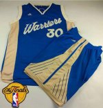 Jerseys Factory Cheap Warriors #30 Stephen Curry Blue 2015-2016
