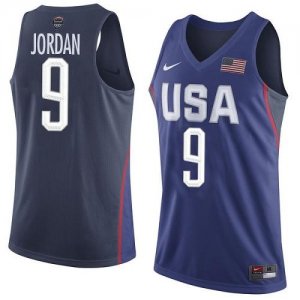 Jerseys Factory Cheap Nike Team USA #9 Michael Jordan Navy Blue