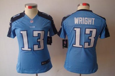 Jerseys Factory Cheap Nike Titans #13 Kendall Wright Light Blue