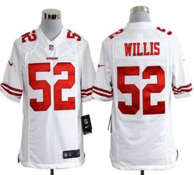 Jerseys Factory Cheap Nike 49ers #52 Patrick Willis White Men's