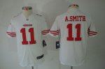 Jerseys Factory Cheap Nike 49ers #11 Alex Smith White Youth Embr