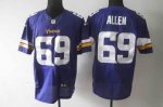 Jerseys Factory Cheap Nike Vikings #69 Jared Allen Purple Team C