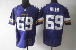 Jerseys Factory Cheap Nike Vikings #69 Jared Allen Purple Team C