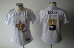 Jerseys Factory Cheap Saints #9 Drew Brees White 2011 Women's Fe