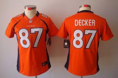 Jerseys Factory Cheap Nike Broncos #87 Eric Decker Orange Team C