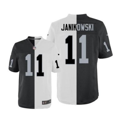 Jerseys Factory Cheap Nike Raiders #11 Sebastian Janikowski Whit