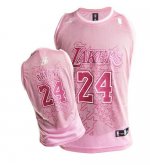 Jerseys Factory Cheap Lakers #24 Kobe Bryant Pink Women Fashion