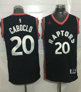 Jerseys Factory Cheap Raptors #20 Bruno Caboclo Black Stitched N