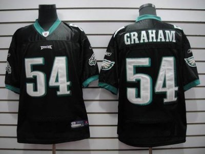 Jerseys Factory Cheap Eagles #54 Brandon Graham Black Stitched N