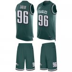 Jerseys Factory Cheap Nike Eagles #96 Bennie Logan Midnight Gree