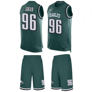 Jerseys Factory Cheap Nike Eagles #96 Bennie Logan Midnight Gree
