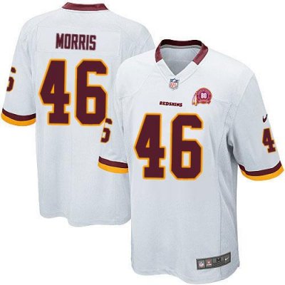 Jerseys Factory Cheap Nike Redskins #46 Alfred Morris White With