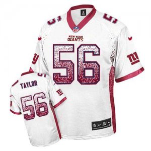 Jerseys Factory Cheap Nike Giants #56 Lawrence Taylor White Men'