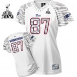 Jerseys Factory Cheap Patriots #87 Rob Gronkowski White Women's