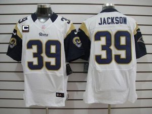 Jerseys Factory Cheap Nike Rams #39 Steven Jackson White With C
