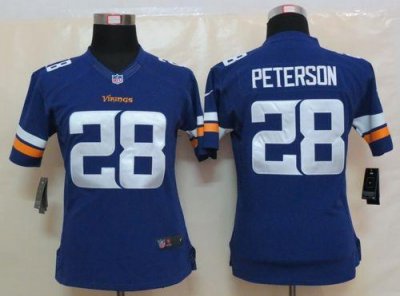 Jerseys Factory Cheap Nike Vikings #28 Adrian Peterson Purple Te