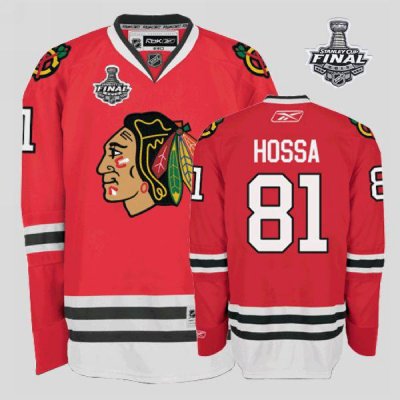 Jerseys Factory Cheap Blackhawks #81 Marian Hossa Embroidered Re