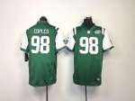 Jerseys Factory Cheap Nike Jets #98 Quinton Coples Green Team Co