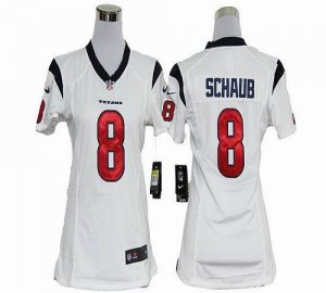 Jerseys Factory Cheap Nike Texans #8 Matt Schaub White Women's E