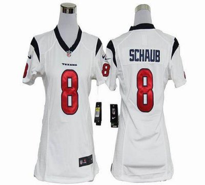 Jerseys Factory Cheap Nike Texans #8 Matt Schaub White Women's E