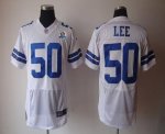 Jerseys Factory Cheap Nike Cowboys #50 Sean Lee White With Hall