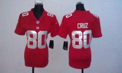 Jerseys Factory Cheap Nike Giants #80 Victor Cruz Red Alternate