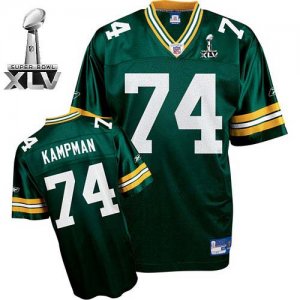 Jerseys Factory Cheap Packers #74 Aaron Kampman Green Super Bowl