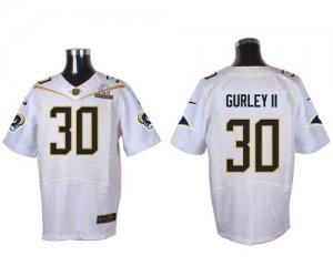Jerseys Factory Cheap Nike Rams #30 Todd Gurley II White 2016 Pr