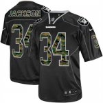 Jerseys Factory Cheap Nike Raiders #34 Bo Jackson Black Men's Em