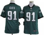 Jerseys Factory Cheap Nike Eagles #91 Fletcher Cox Midnight Gree