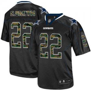 Jerseys Factory Cheap Nike Cowboys #22 Emmitt Smith Black Men's