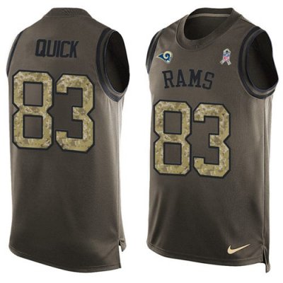 Jerseys Factory Cheap Nike Rams #83 Brian Quick Green Men's Stit