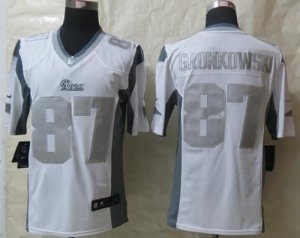 Jerseys Factory Cheap Nike Patriots #87 Rob Gronkowski White Men