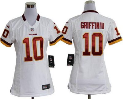 Jerseys Factory Cheap Nike Redskins #10 Robert Griffin III White