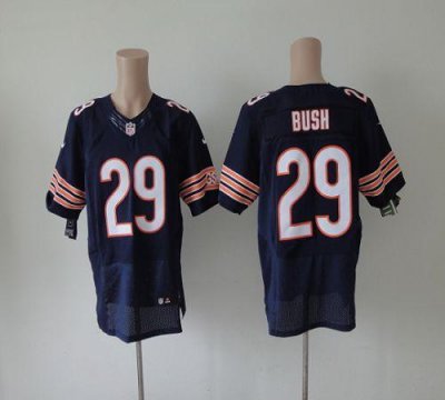 Jerseys Factory Cheap Nike Bears #29 Michael Bush Navy Blue Team