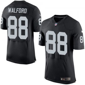 Jerseys Factory Cheap Nike Raiders #88 Clive Walford Black Team