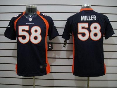 Jerseys Factory Cheap Nike Broncos #58 Von Miller Blue Alternate