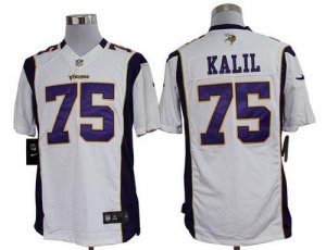 Jerseys Factory Cheap Nike Vikings #75 Matt Kalil White Men's St