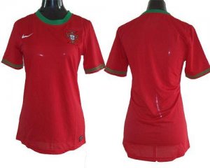Jerseys Factory Cheap Portugal Blank Red Home Women Soccer Count