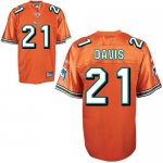 Jerseys Factory Cheap Dolphins #21 Vontae Davis Orange Stitched