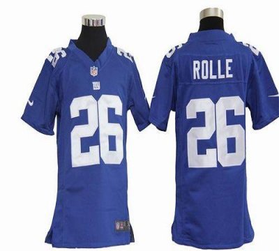 Jerseys Factory Cheap Nike Giants #26 Antrel Rolle Royal Blue Te
