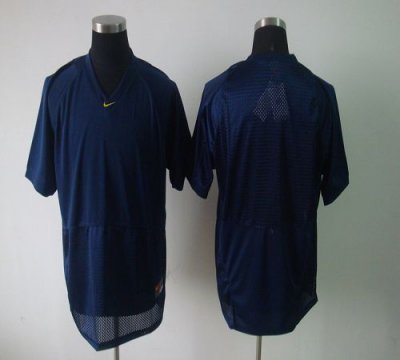 Jerseys Factory Cheap Wolverines Blank Blue Embroidered NCAA Jer